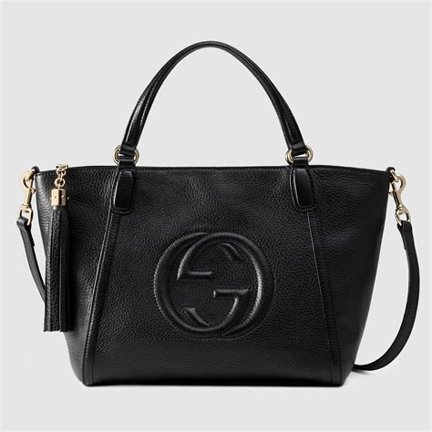 gucci soho leather top handle|Gucci soho leather crossbody.